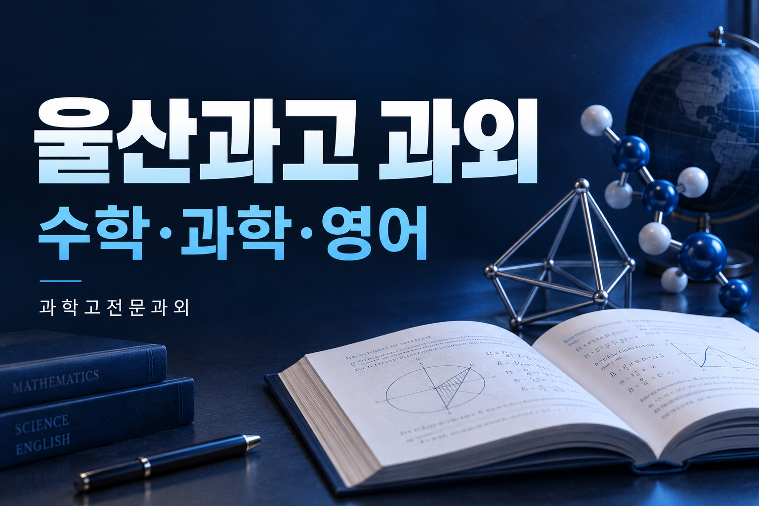 울산과고 과외 대표 이미지: 한 과목에 쏠리지 않는 현실적인 학습 배분